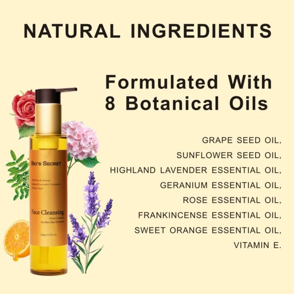 Highland Lavender And Rose Cleansing Oil - 150ml - Gentle And Effective for All Skin Types - Image 2